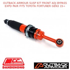 OUTBACK ARMOUR SUSP KIT FRONT ADJ BYPASS EXPD PAIR FITS TOYOTA FORTUNER GEN3 15+